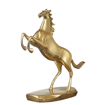 Луксозна метална статуетка на кон