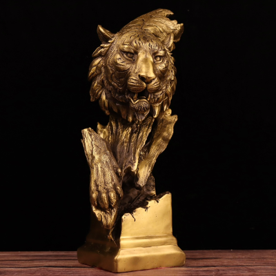 Статуетка на тигър от мед